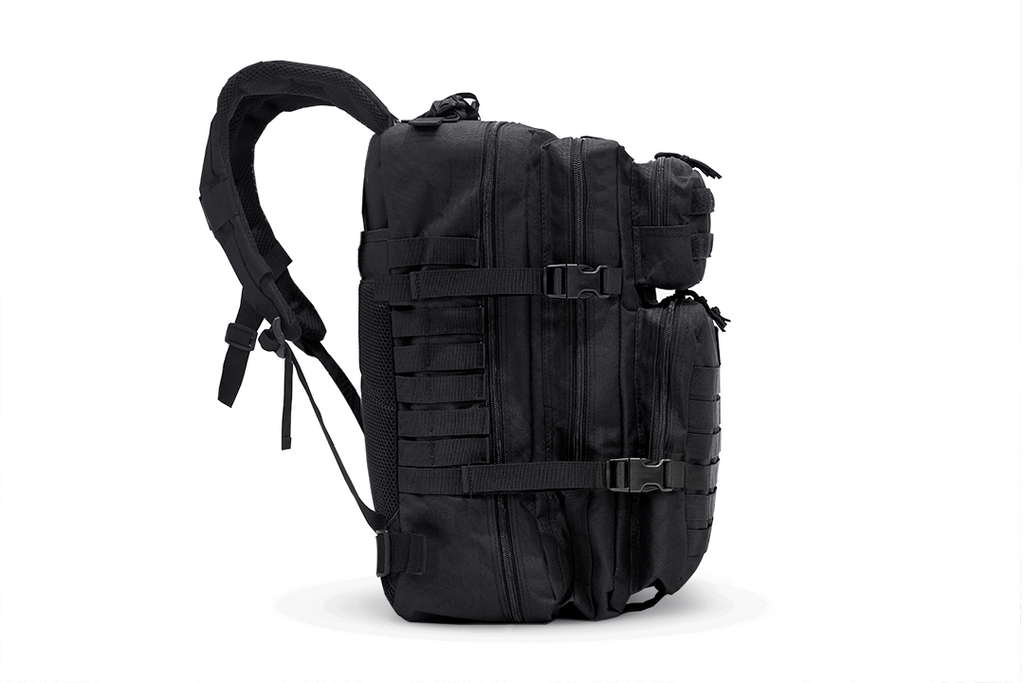 Bulldog Gear tactical gym backpack side detail view