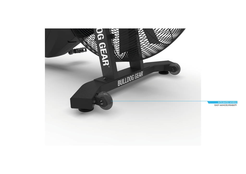 Bulldog Gear Airbike 3.0 integrated wheels