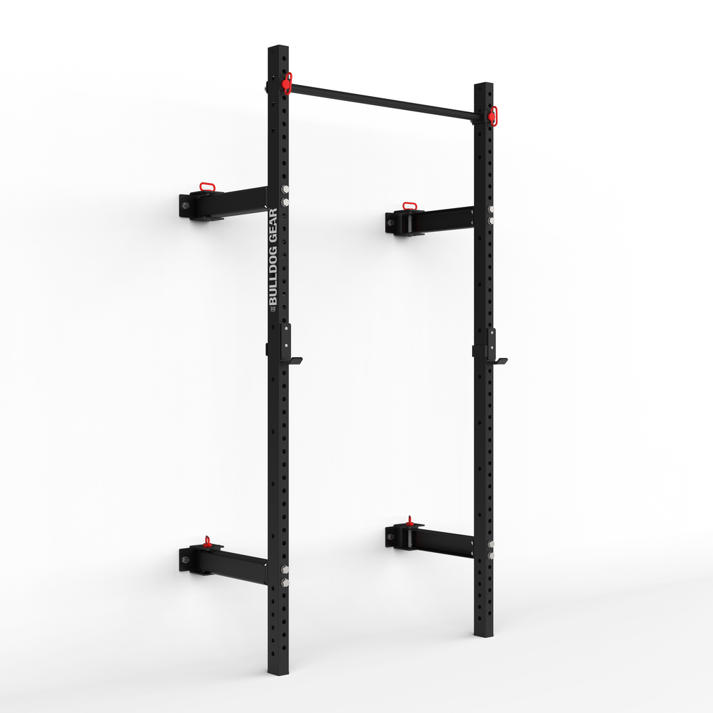 Bulldog Series Wall Mounted folding home gym rack