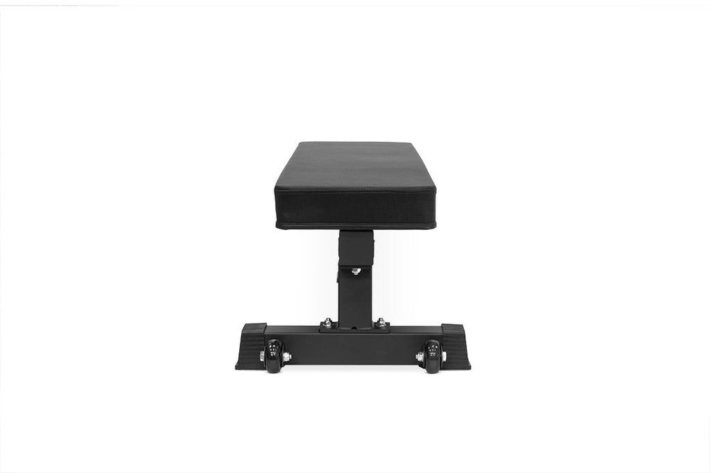 Bulldog Gear flat weight lifting bench - wheels