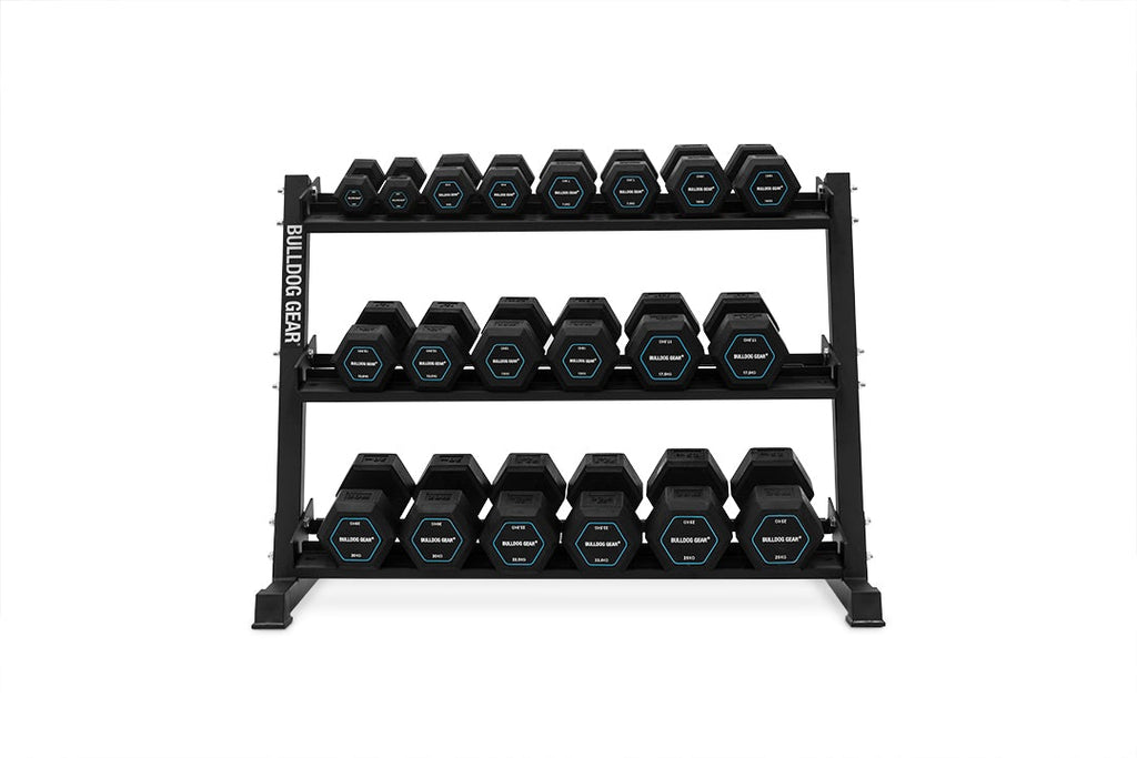 Garage Gym Hex Dumbbell Storage Rack