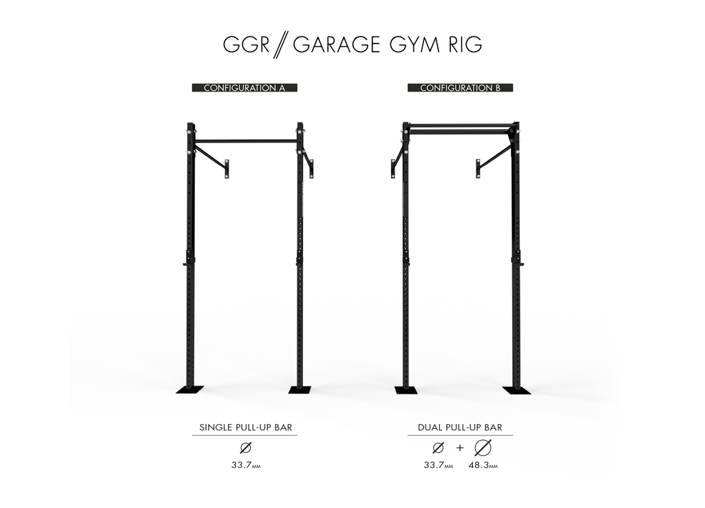 Bulldog Gear garage gym wall mounted rig variations