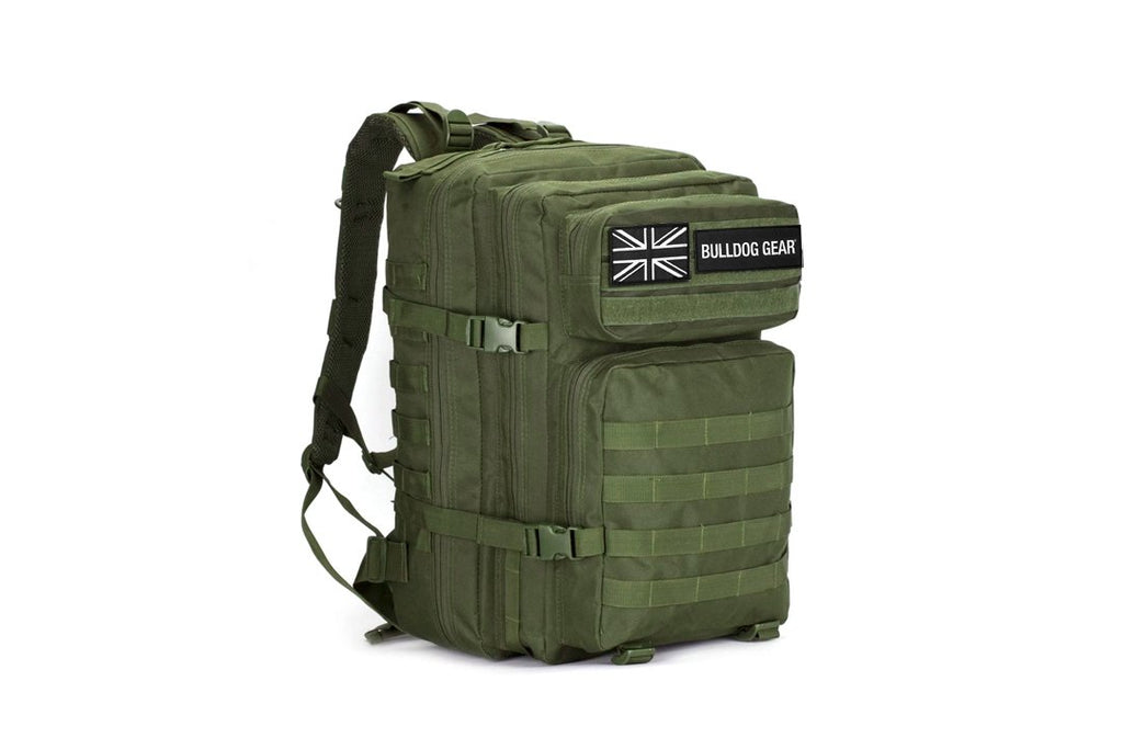 Bulldog Gear tactical backpack green gym bag