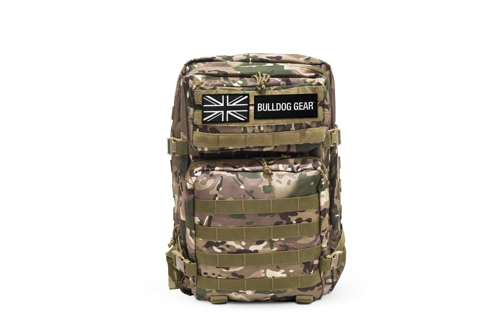 Bulldog Gear tactical backpack camo print gym bag