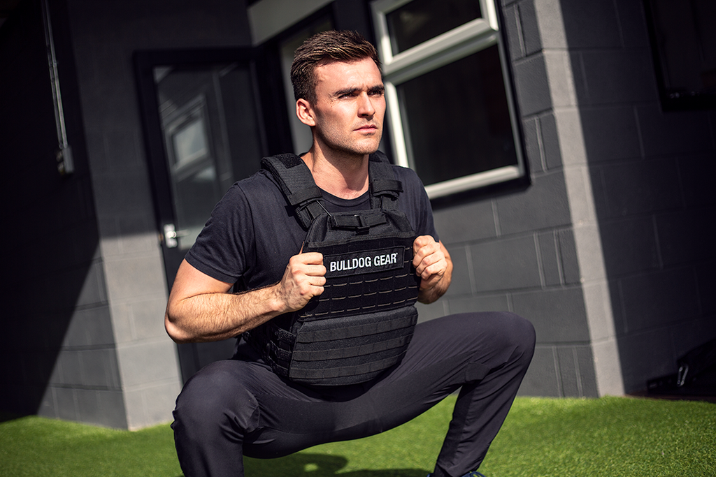 Bulldog Gear tactical weight vest squat