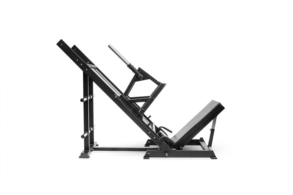 Bulldog Gear plate loaded double leg press machine - side view