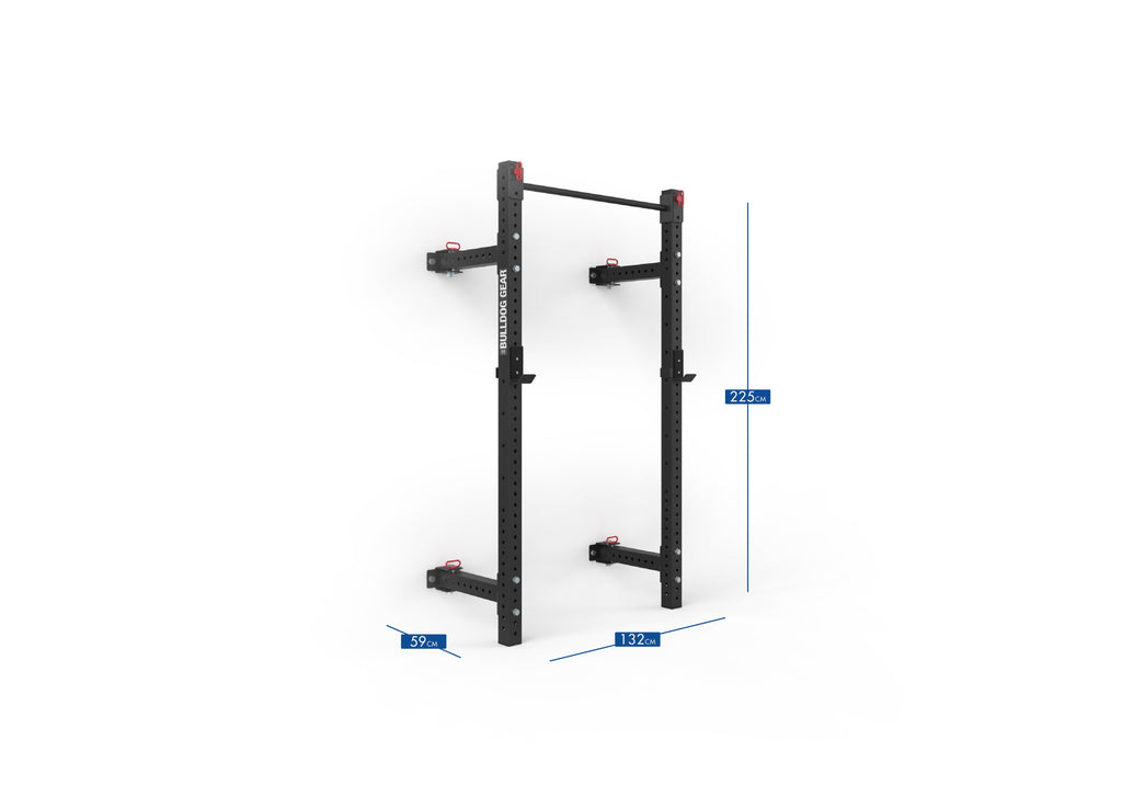 Bulldog Gear lite wall mounted folding rack - short - specifications