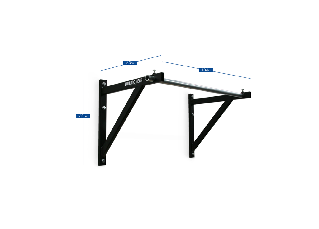 Bulldog Gear wall mounted pull up bar specifications