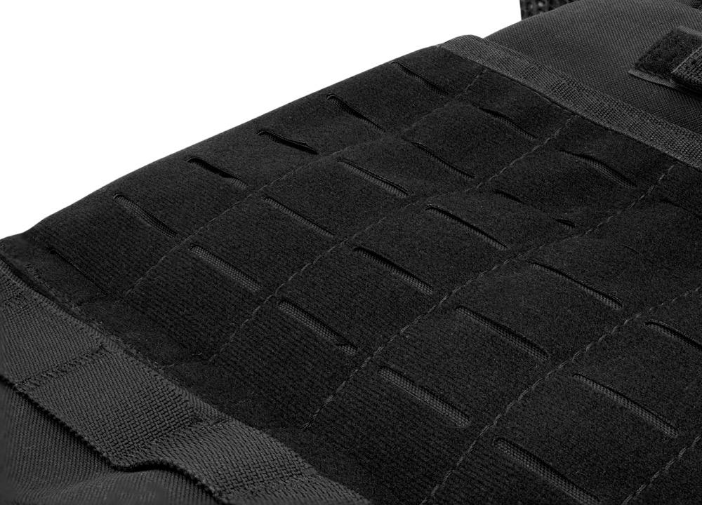 HSTL. tactical weight vest close up of velcro