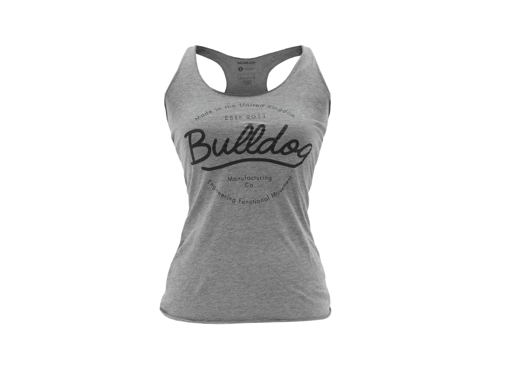 Grey Bulldog Gear branded training tank top